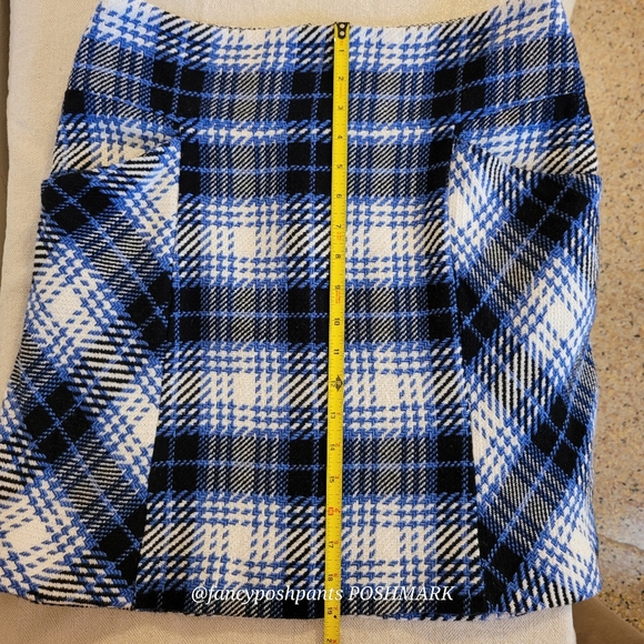 ANTHRO MAEVE plaid pockets! woven many quality details skirt - Picture 8 of 17